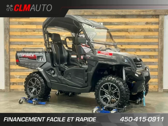 CF MOTO U-FORCE LX 800 EFI + 4WD + EPS + SEULEMENT 1288 KM + CONDITION A1 - 2021