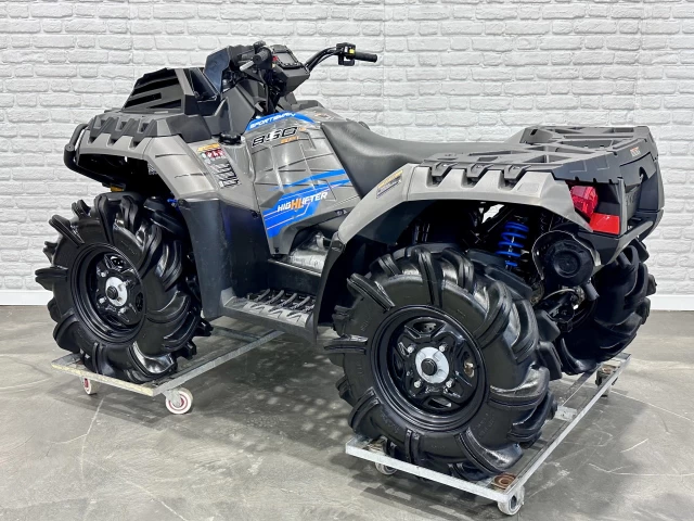 POLARIS SPORTSMAN 850 EFI H.O ÉDITION HIGH LIFTER + 4WD + BAS KM 2490 KM + COULEURS RARE  2023