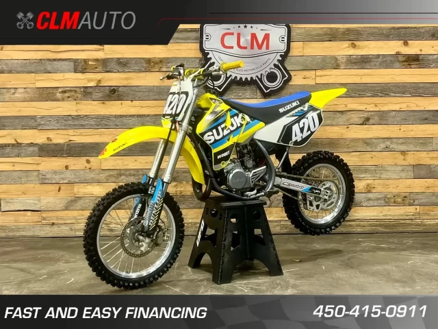 SUZUKI RM 85 + 2 TEMPS  + ROUE 17'' & 14''+ MX-MOTOCROSS + RARE & CONDITION A1  2021