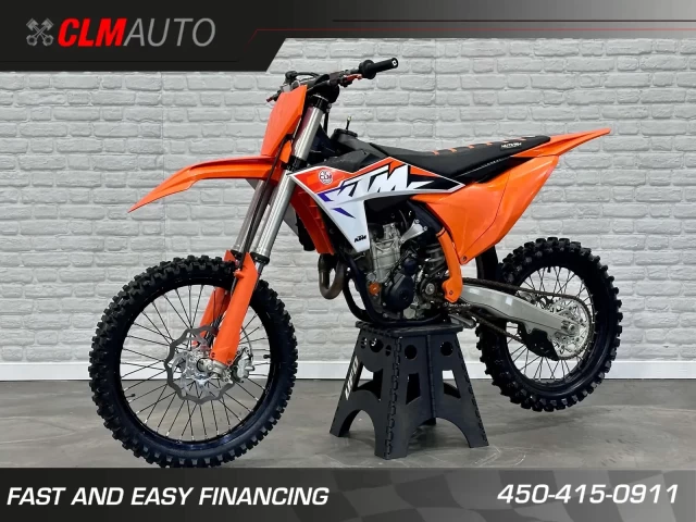 KTM 350 SX-F EFI + 4 TEMPS + SEULEMENT 35 HR + MX - MOTOCROSS - ENDURO + RARE  2023