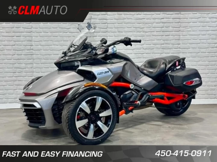 2015 BRP CAN-AM SPYDER F3-S SE-6 (SEMI-AUTOMATIQUE) + ROTAX 1330 cc + FOX + PARE-BRISE + DOSSIER + RARE & A1 