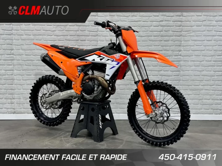 2023 KTM 350 SX-F EFI + 4 TEMPS + SEULEMENT 35 HR + MX - MOTOCROSS - ENDURO + RARE 
