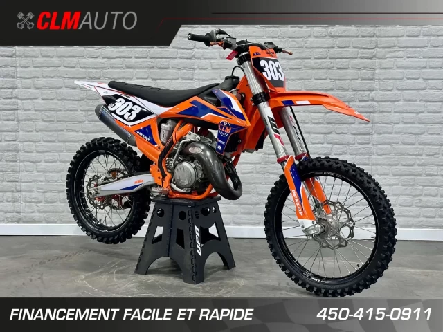 KTM 125 SX + 2 TEMPS + KIT BIG BORE 150 cc + SEULEMENT 60 HR + LOOK UNIQUE + RARE & A1  2022