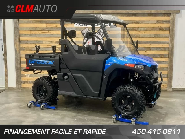 CF MOTO U-FORCE 600 EFI + 4X4 + EPS + SEULEMENT 337 KM + BEAUCOUP D'ÉQUIPEMENTS $$$ + GARANTIE  2023