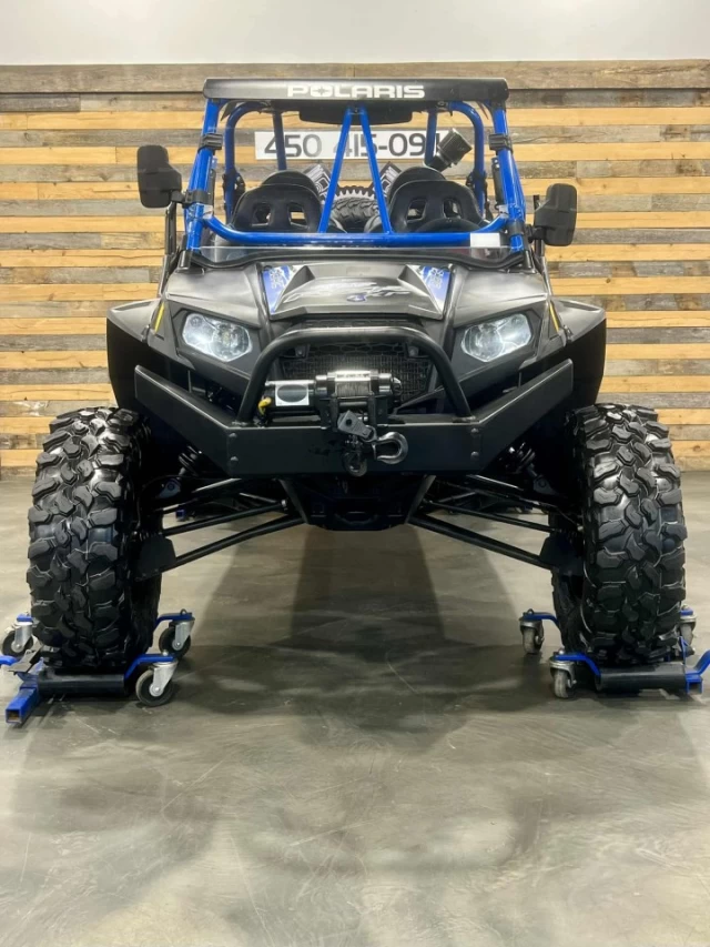 POLARIS RZR4 XP 900 EFI EDITION SPECIALE JAGGED X RACING + 4X4 + EPS + 4 PASSAGERS  2013