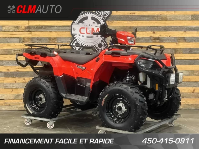 POLARIS SPORTSMAN 570 EFI + E.P.S + 4X4 + TREUIL + PARE CHOC HD AVANT & ARRIERE + SEULEMENT 2012 KM  2021