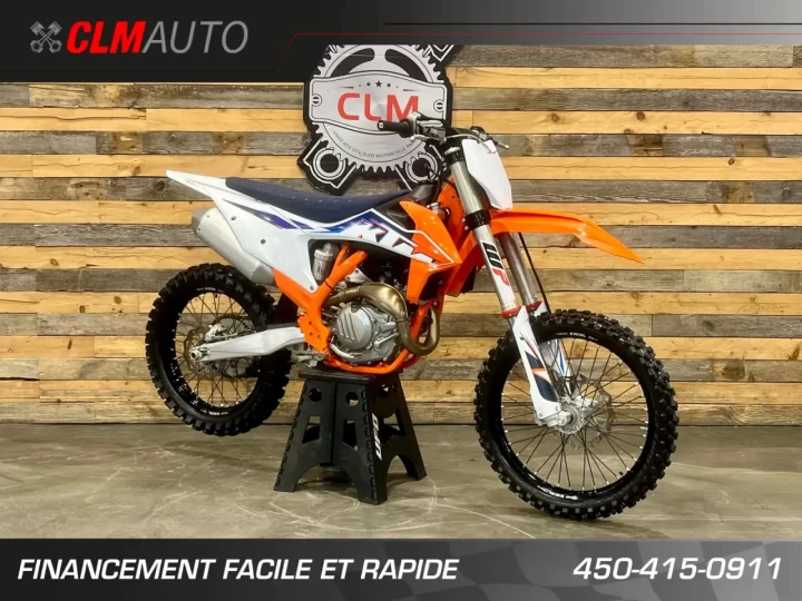 2022 KTM 450 SX-F EFI + SEULEMENT 23 HR + 4 TEMPS + RARE & CONDITION A1 