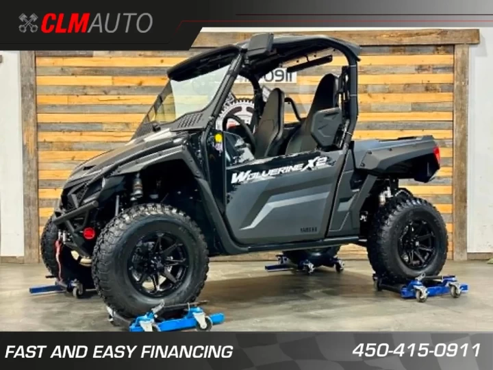 2025 YAMAHA WOLVERINE X2 850 S.E = SPECIAL EDITION + + 4WD + EPS + BAS KM 2422 KM + RARE & A1 