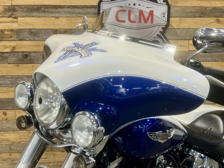 2006 HARLEY DAVIDSON FLSTN SOFTAIL DELUXE + LOOK UNIQUE & CUSTOM + ROUE AVANT 21'' + AUBAINE $$$ 