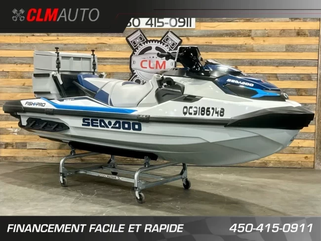 BRP SEA-DOO FISHPRO EDITION SPORT 170 H.P + IBR + VTS + IDF + GPS + AUDIO PREMIUM + COOLER/VIVIER LINQ - 2024