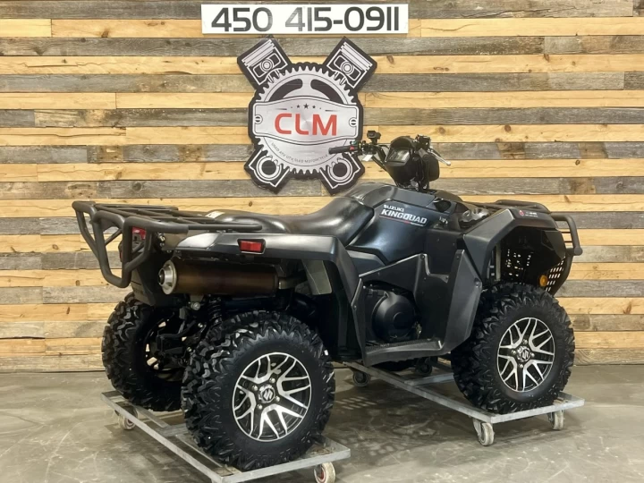 2019 SUZUKI KING QUAND AXI + 4X4 + EPS + 6758 KM + NOIR SATIN + RARE & A1 