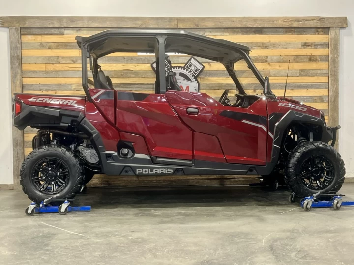 2021 POLARIS GENERAL 4 CREW EDITION DELUXE 1000 EFI + 4X4 + EPS + RIDE COMMAND GPS / AUDIO + FOX QS3 + 4 PASSAGERS 