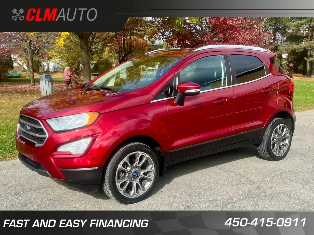2020 FORD ECOSPORT TITANIUM AWD + 2.0L + TOUTE ÉQUIPÉE + 78096 KM  Main Image