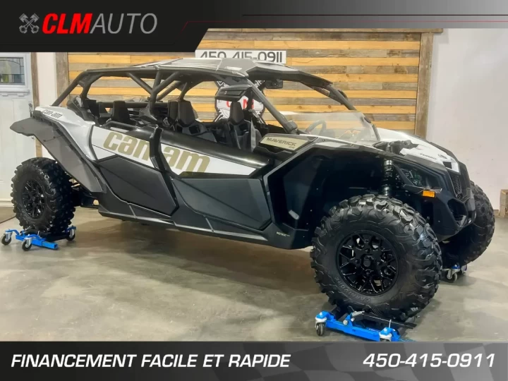 2023 BRP CAN-AM MAVERICK MAX X3 DS TURBO 135 HP + DPS + 4X4 + SEULEMENT 375 KM + CONDITION A1 